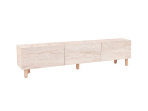 Suporte de TV em madeira "Alvin" - 180 x 31 x 42 cm - Bege