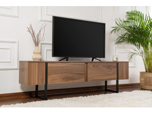 Móvel TV de madeira "Serenity" 180 x 30 x 50 cm - Nogueira 2