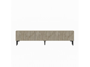 Suporte de TV em madeira "Oscar" - 180 x 31 x 45 cm - Bege