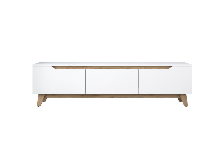 Mesa de TV em madeira "Digi" - 180 x 35 x 48 cm - Bege