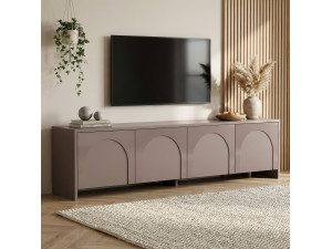 Suporte de TV em madeira "Aurelia" - 180 x 32 x 45 cm - Atlas 2