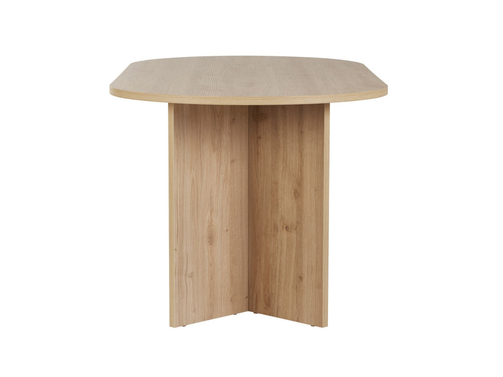 Mesa de jantar de madeira "Sablin" 180 x 90 x 75 cm - Carvalho safira