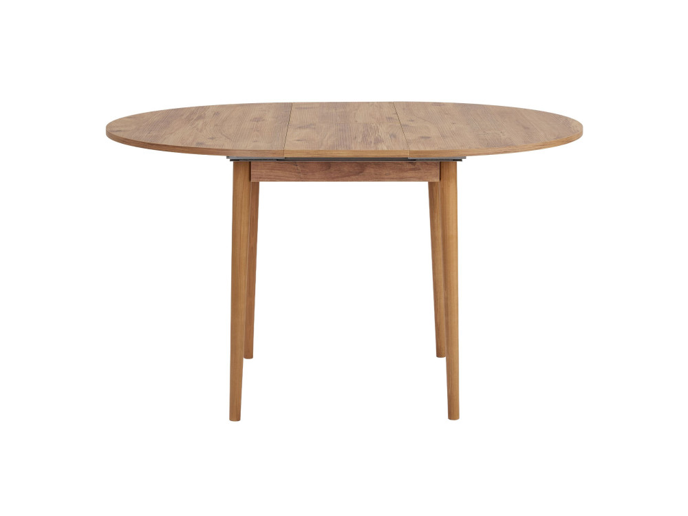 Mesa de jantar extensível de madeira "Viona" 100 x 100 x 75 cm - Pinho Atlântico