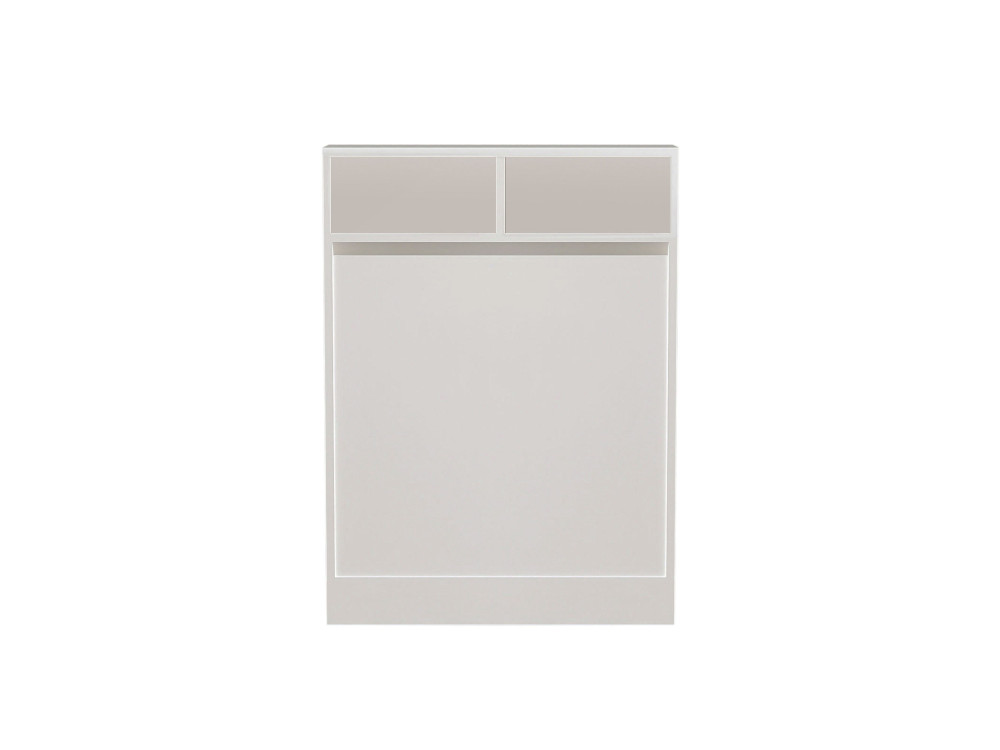 Mesa de jantar dobrável de madeira "Bracked" - 70 x 15 x 96 cm - Branco