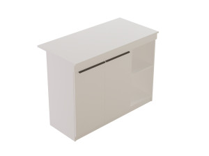 Mesa de cozinha em madeira "Orlando" - 120 x 60 x 88 cm - Branco