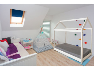 Cama cabine para crianças "Camilla" - 140 x 70 cm - Branca 2