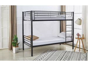 Beliche "ADAM" - 90 x 190 cm - Metal - Preto 2