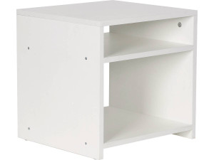 Mesa de cabeceira "York" 2 nichos - Branco