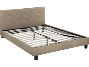 Cama"Julia" - 160 x 200 cm - Acastanhada