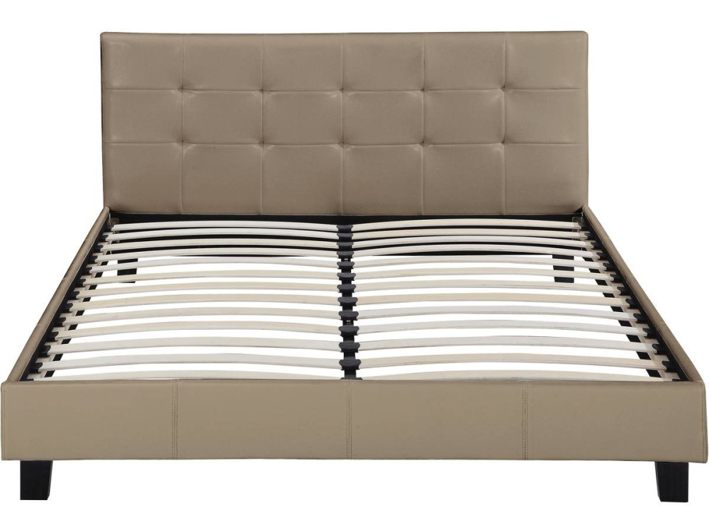 Cama"Julia" - 160 x 200 cm - Acastanhada