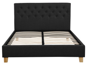 Cama "Emmy" - 160 x 200 cm - Cinza escuro - 2