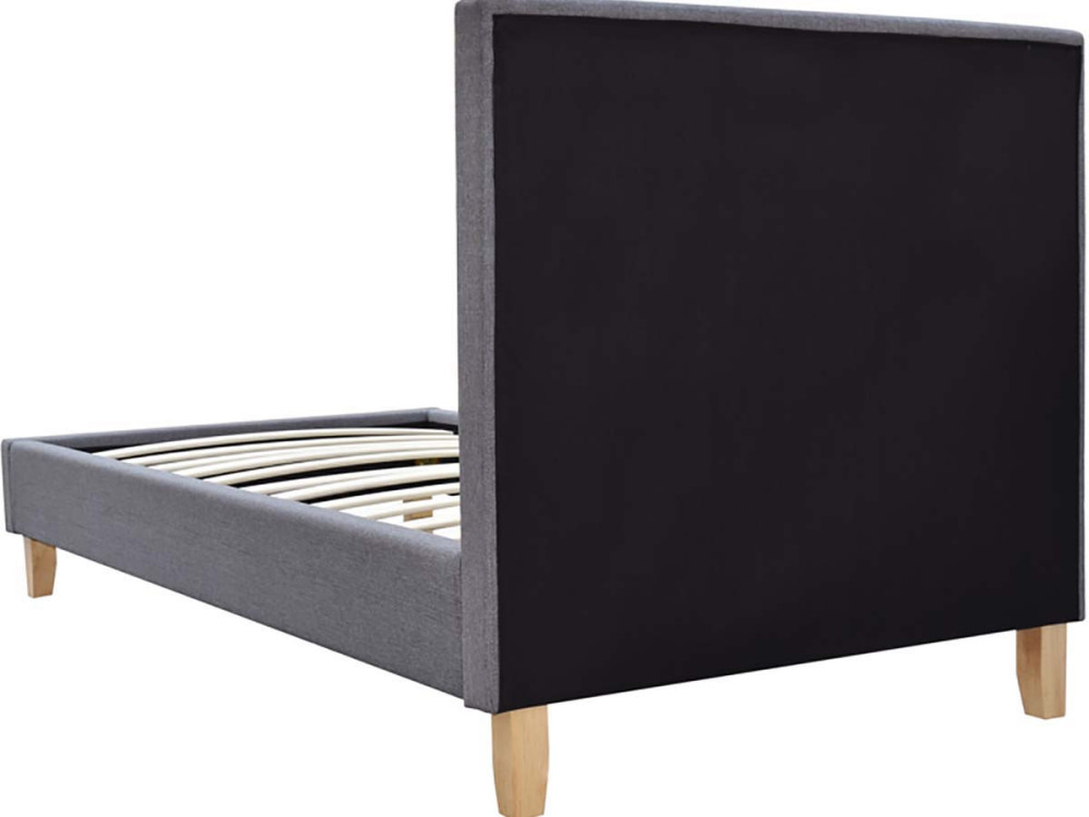 Cama "Elise" - 90 x 190 cm - Cinza