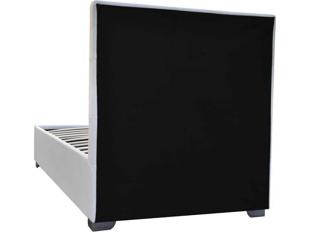 Cama de solteiro com baú "Tino" - 90 × 190 cm - Branco
