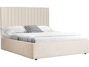 Cama com caixa "Mia" - 160 x 200 cm - Bege