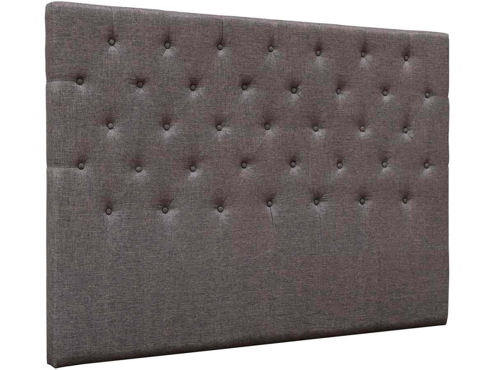 Cabeceira acolchoada “Déco” - 169 cm - Taupe - Tecido