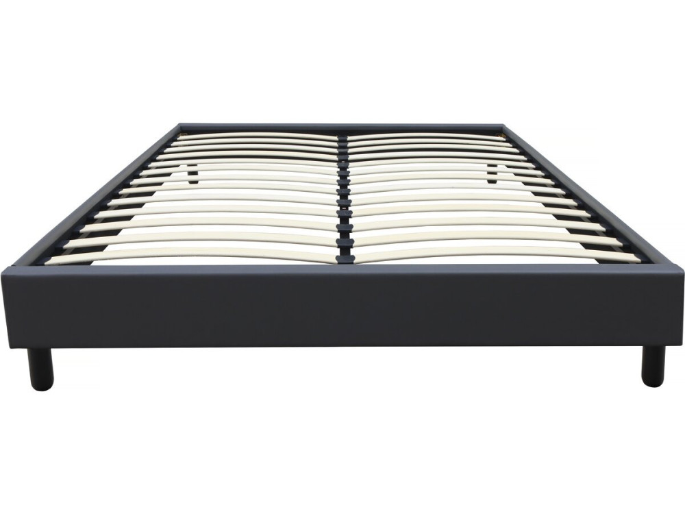 Estrado "Andy" - 160 x 200 cm - PVC - Cinza antracite