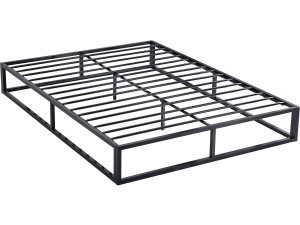 Estrutura de cama metálica 160 x 200 cm - Preto