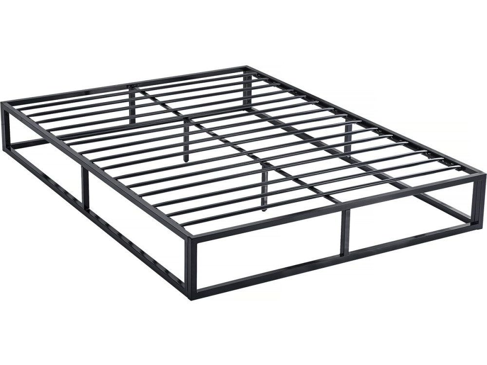 Estrutura de cama metálica 160 x 200 cm - Preto