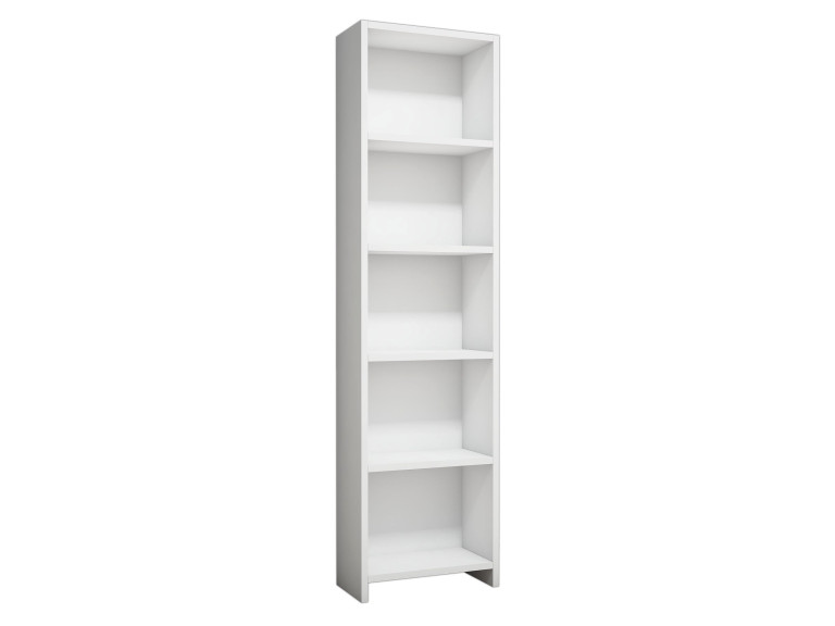 Estante de madeira "Barkin" - 40 x 19 x 150 cm - Branco