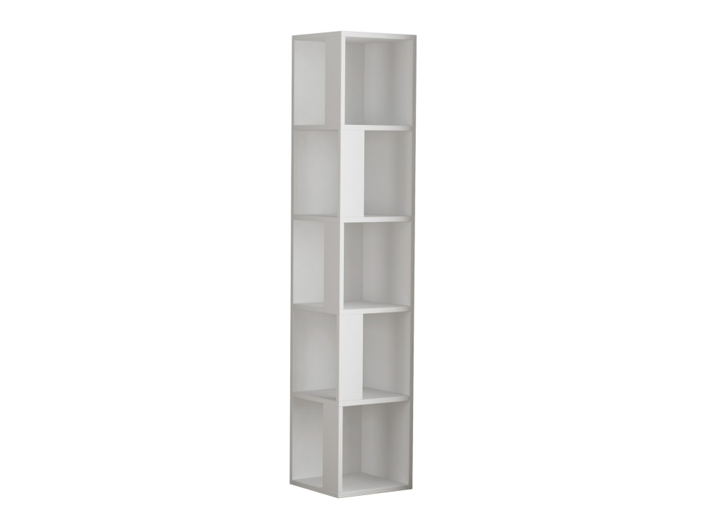 Estante de madeira "Piano" - 34 x 34 x 161 cm - Branco