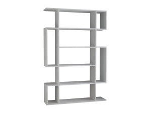 Estante de madeira "Mito" 110 x 25,5 x 161 cm - Branco