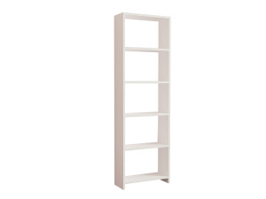 Estante de madeira "New" - 50 x 19 x 160 cm - Branco