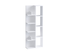 Estante de madeira "Viva" - 60 x 18 x 150 cm - Branco