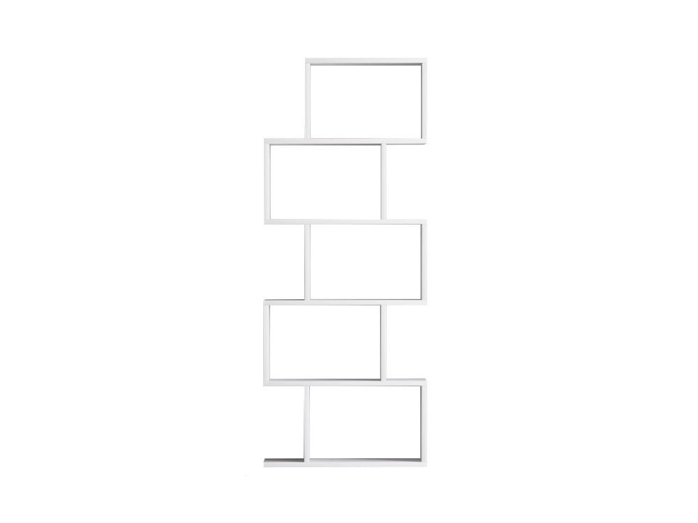 Estante de madeira "Meric" 60 x 30 x 150 cm - Branco