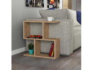 Mesa de apoio de madeira "Mania" - 60 x 20 x 60 cm - Carvalho 2