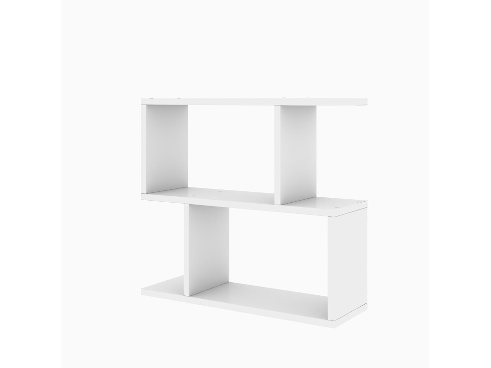 Mesa de apoio de madeira "Lale" - 60 x 20 x 55 cm - Branco