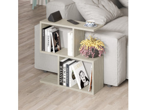 Mesa de centro em madeira "Homemania" - 60 x 60 x 20 cm - Bege 2