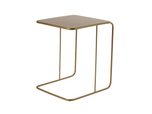 Mesa de apoio metálica "Poet" 47 x 46 x 57 cm - Ouro