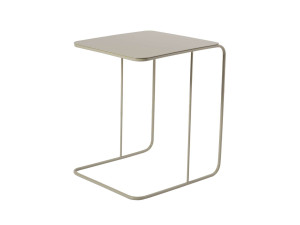 Mesa de apoio metálica "Poet" 47 x 46 x 57 cm - Taupe