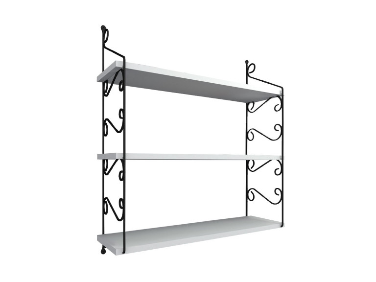 Estante de parede em madeira "Seramoni" 72 x 20 x 81 cm - Branco