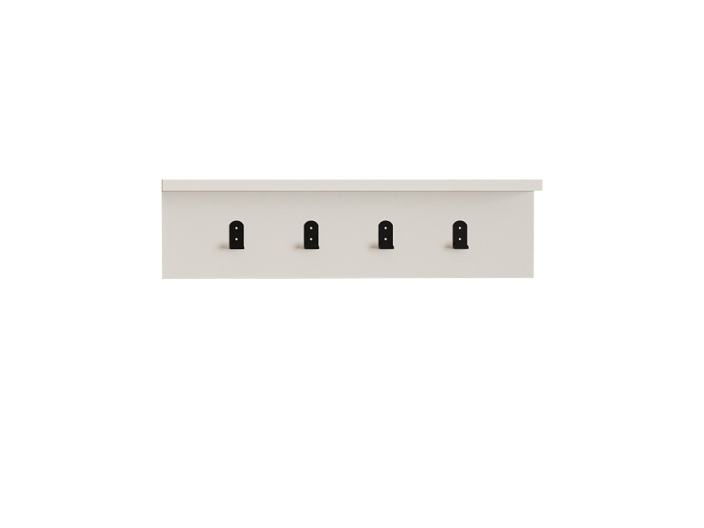 Prateleira de parede em madeira "Ayla" - 60 x 16 x 14 cm - Branco