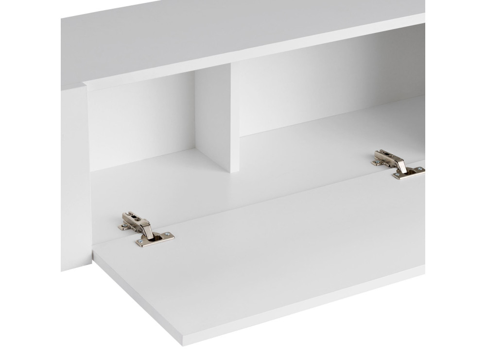 Suporte para televisor em madeira Nexus" - 180 x 30 x 45 cm - Preto / Madeira preta