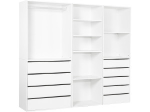 Conjunto de toucador modular "Opera" - 3 unidades - Branco