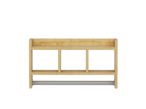Prateleira de parede em madeira "Asya" - 63 x 14 x 35 cm - Bege
