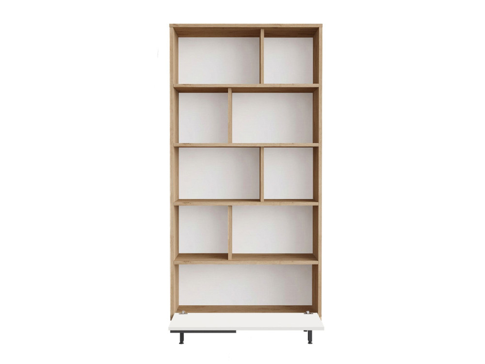 Estante de madeira "ON4-SW" - 84 x 30 x 176 cm - Branco