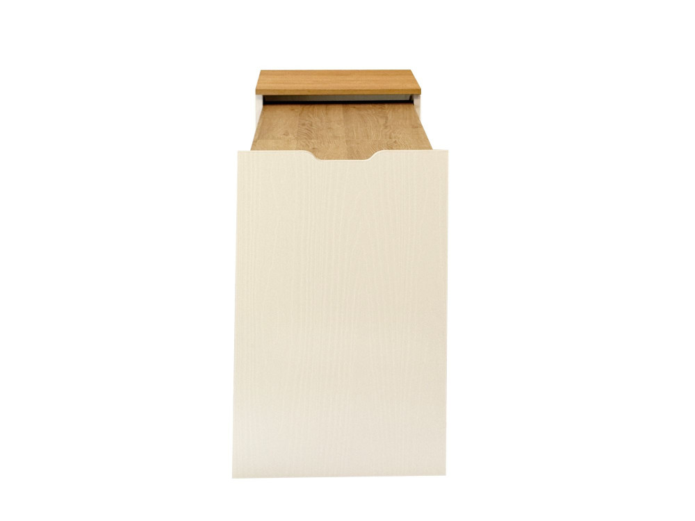 Secretária de madeira "Modulo" - 97 x 47 x 75 cm - Bege