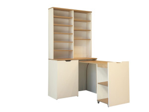Base de café em madeira "Flexa" - 100 x 45 x 190 cm - Creme