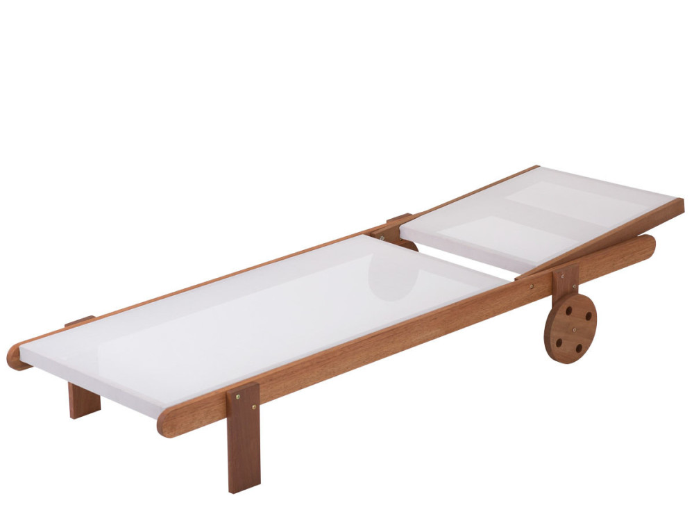 Espreguiçadeira de madeira  "Saïgon" - Maple - Cru - Lote de 2