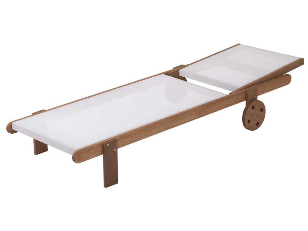 Espreguiçadeira de madeira "Saïgon" - Maple - Cru - Lote de 4