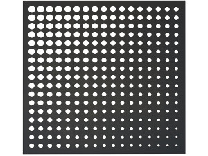 Painel decorativo - "Moon" - Conjunto de 5 - 1.00 x 1.00 m - Cinzento