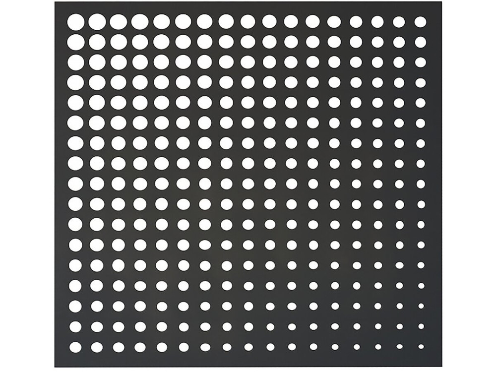 Painel decorativo - "Moon" - Conjunto de 5 - 1.00 x 1.00 m - Cinzento