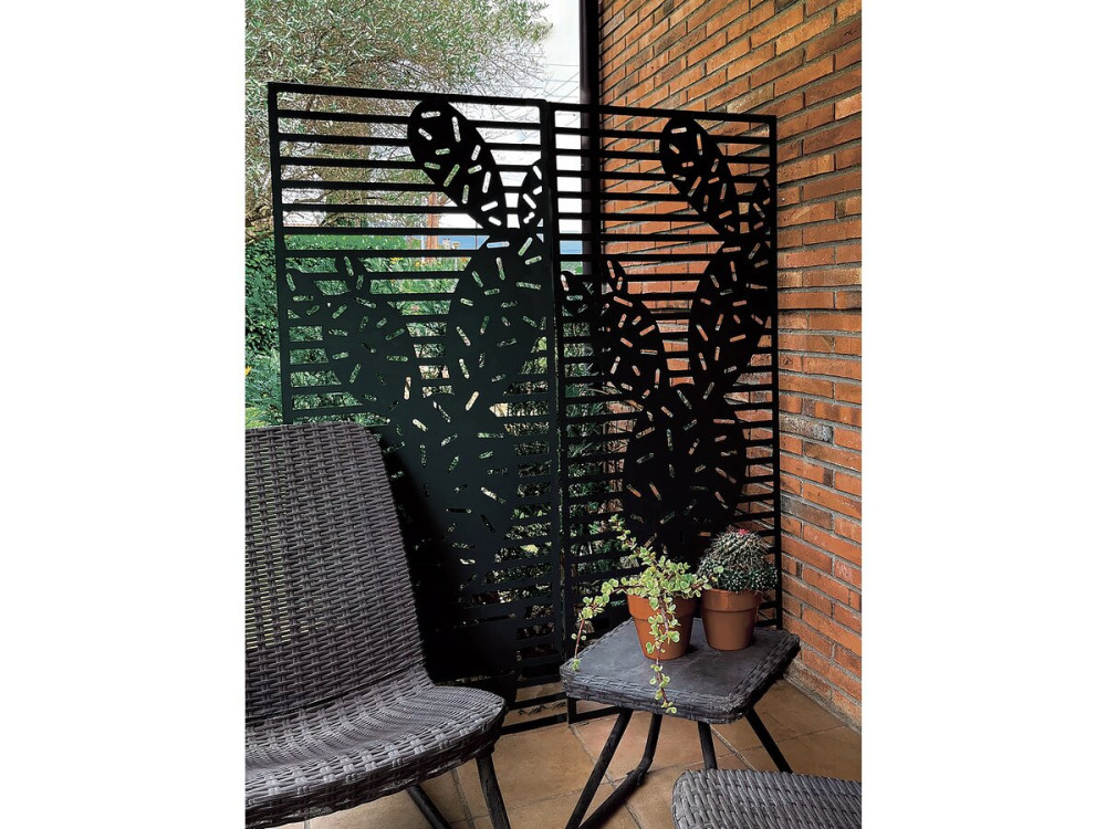 Painel decorativo - "Cactus" - Conjunto de 4 - 0,60 x 1,50 m - Verde