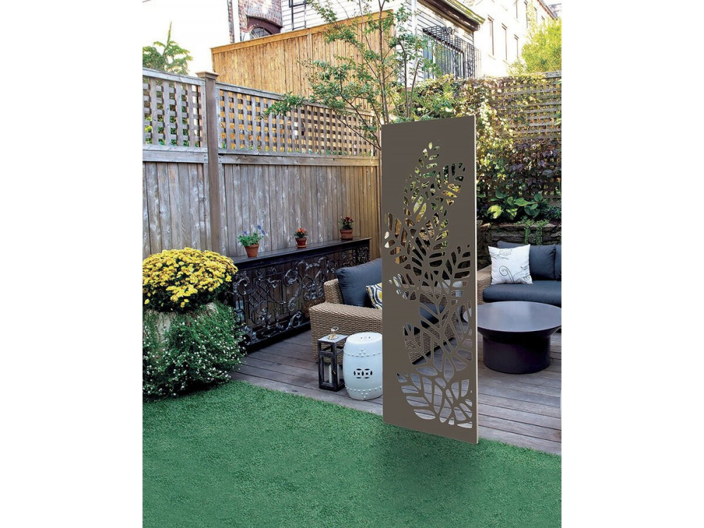 Painel decorativo - "Athea" - Conjunto de 4 - 0.60 x 1.50 m - Taupe