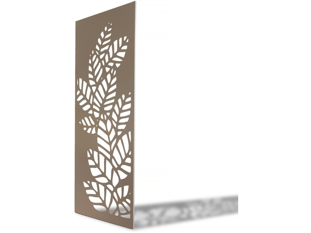 Painel decorativo - "Athea" - Conjunto de 4 - 0.60 x 1.50 m - Taupe