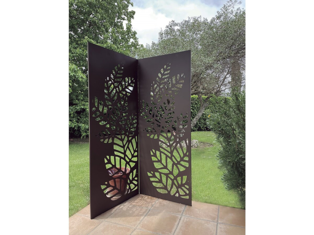 Painel decorativo - "Athea" - Conjunto de 4 - 0.60 x 1.50 m - Taupe
