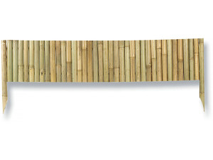 Borda - "Bamboo Border" - Conjunto de 6 - 0.35 x 1.00 m - Bege